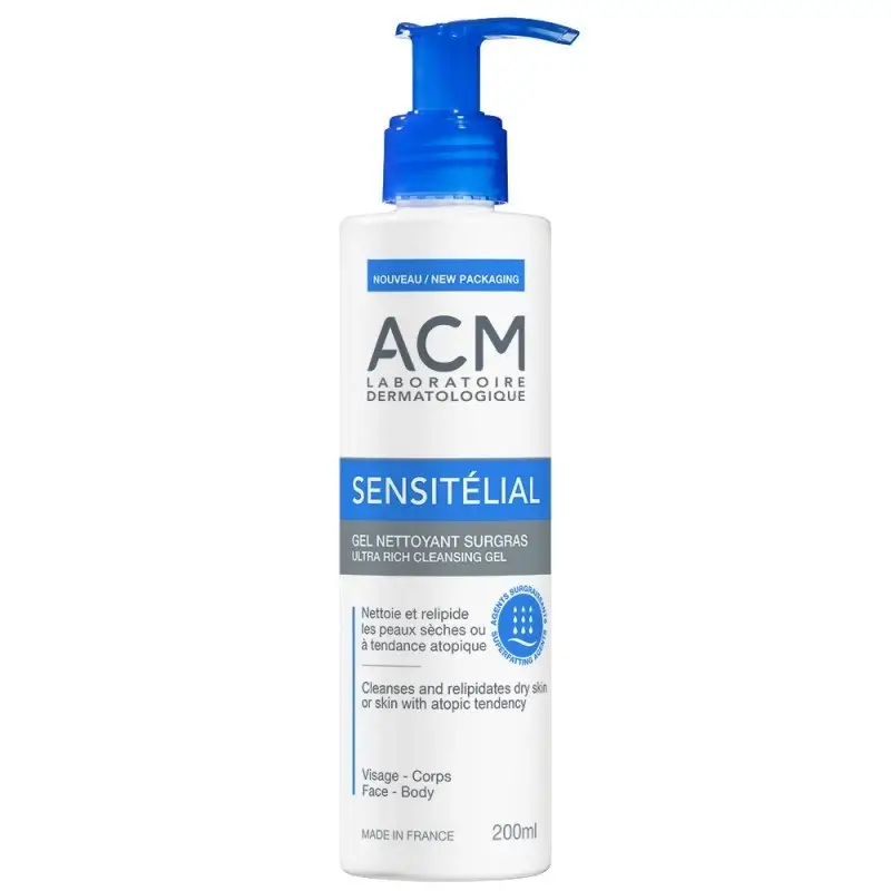 sensitelial-gel-nettoyant-surgras ACM SENSITELIAL GEL NETTOYANT SURGRAS 200ML – Image 1