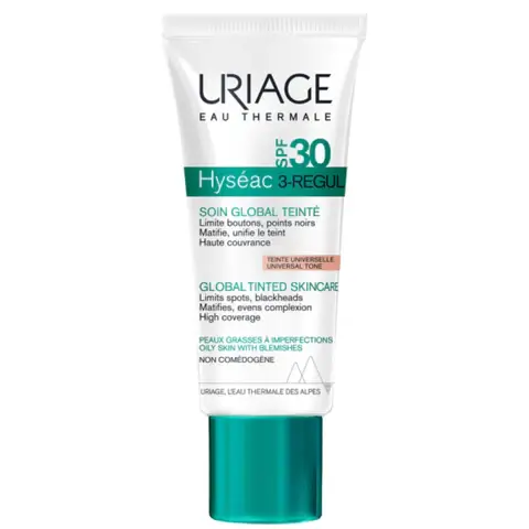URIAGE HYSEAC 3-REGUL SPF30 SOIN GLOBAL TEINTE 40ML – Image 1