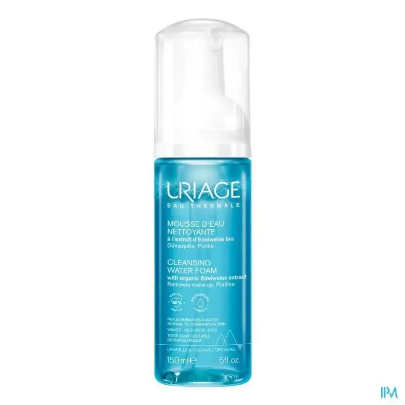 uriage-mousse-eau-nettoyante-150ml URIAGE MOUSSE D'EAU NETTOYANTE 150ML – Image 1