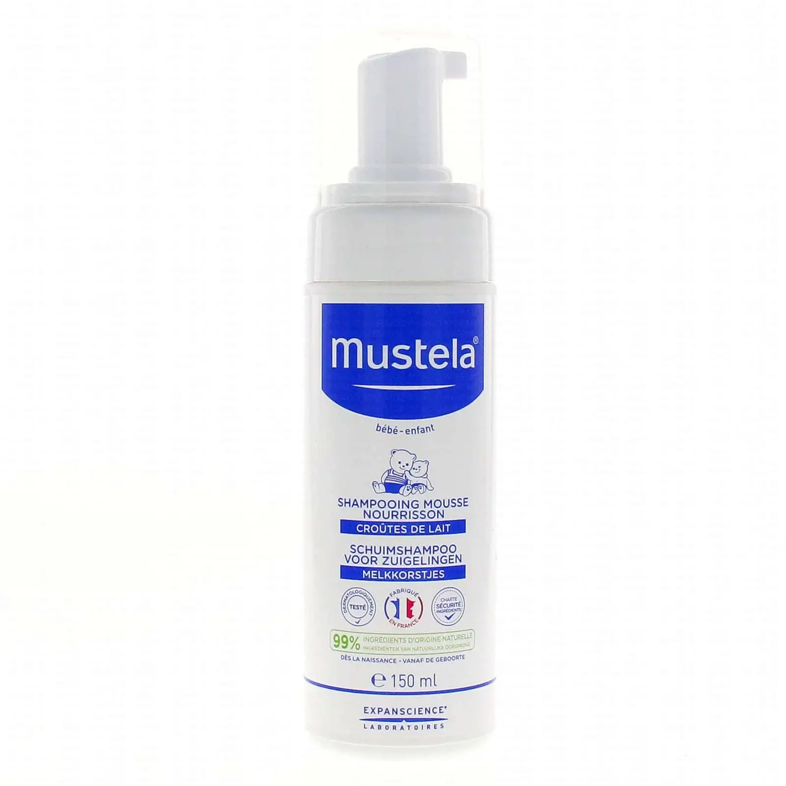 MUSTELA SHAMPOOING MOUSSE NOURRISSON DIFFUSEUR 150ML