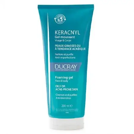 DUCRAY KERACNYL GEL MOUSSANT 200ML