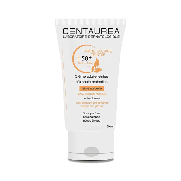 Centaurea-Creme-Solaire-Teinte-SPF-50_-50ml-nova-parapharmacie-maroc_720x Centaurea Crème Solaire Teinte SPF 50+ 50ml – Image 1