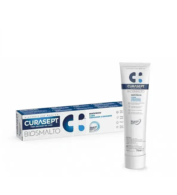 CURASEPT BIOSMALTO DENTIFRICE CARIES ABRAISON ET EROSIN 75ML