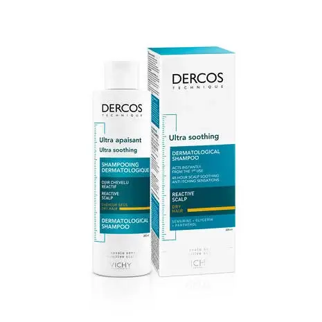 Vichy Dercos Ultra apaisant Shampooing Dermatologique cheveux secs 200ml