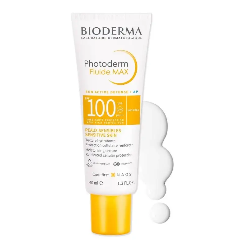 bioderma-photoderm-max-fluide-invisible-spf-100-40ml BIODERMA PHOTODERM MAX FLUIDE SPF 100 INVISIBLE 40 ML – Image 1