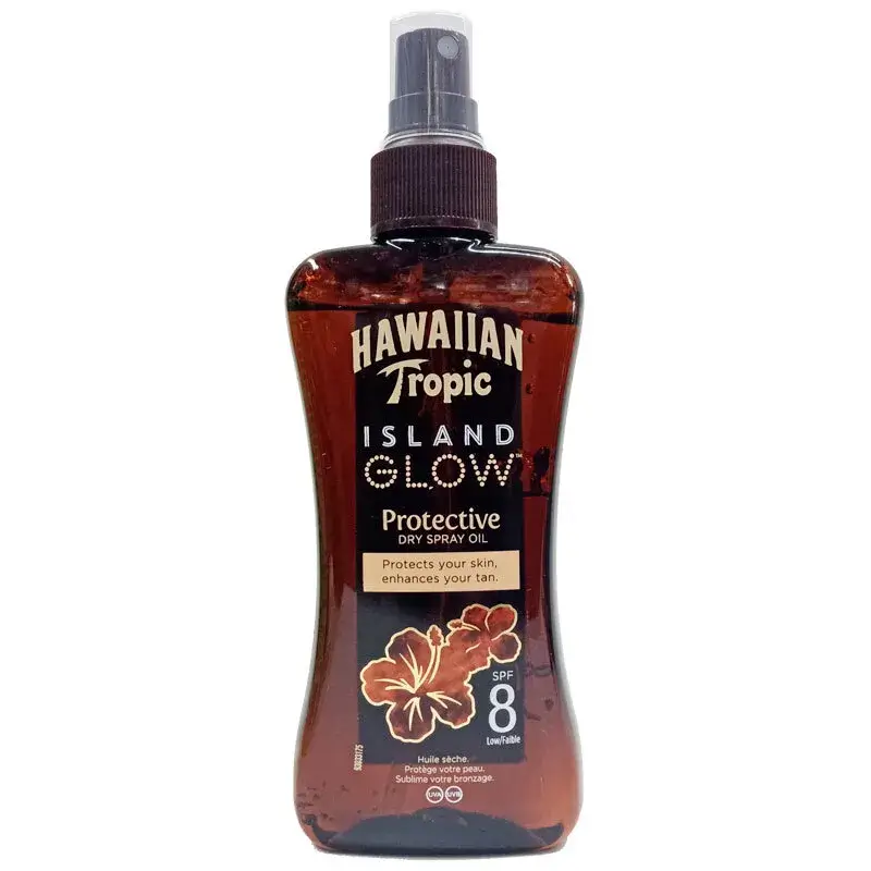 s-l1200 HAWAIIAN tropic ISLAND GLOW PROTECT. SPF 8 spray 200ml – Image 1