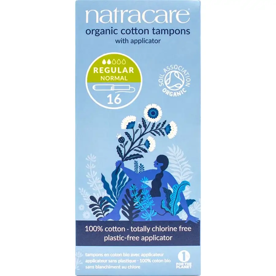 Natracare Organic Cotton Tampon Regular normal 16 unité