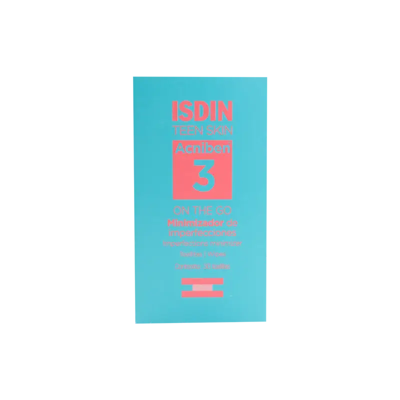 Isdin Teen Skin Acniben On the Go Lingettes 30 pièces