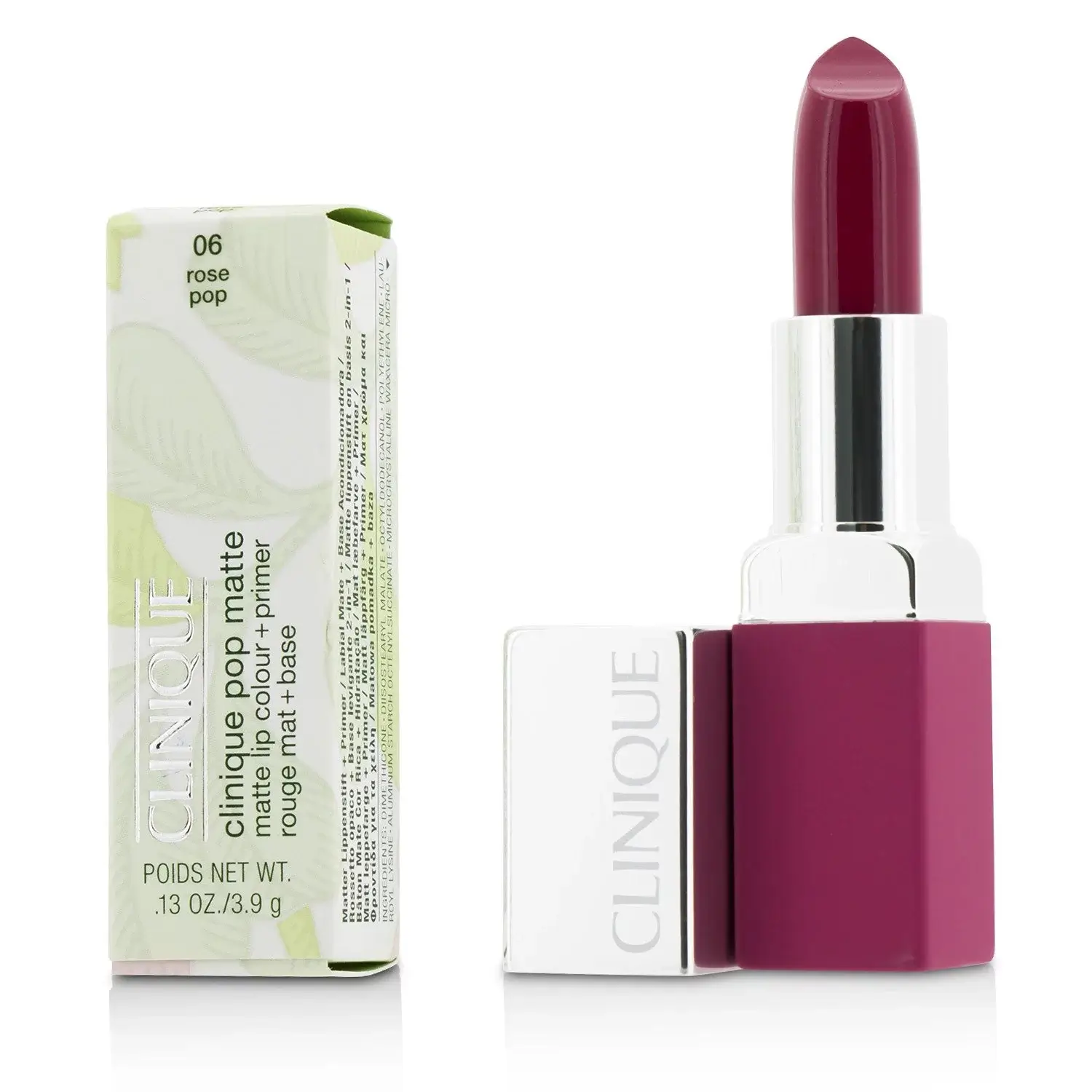 Clinique Pop Lip Colour + Primer, No. 06 Rose Pop