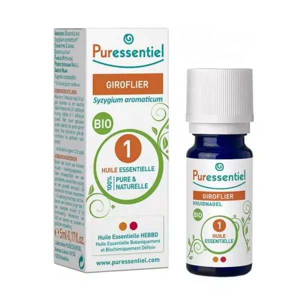 PURESSENTIEL HUILE ESSENTIELLE GIROFLIER 5ML