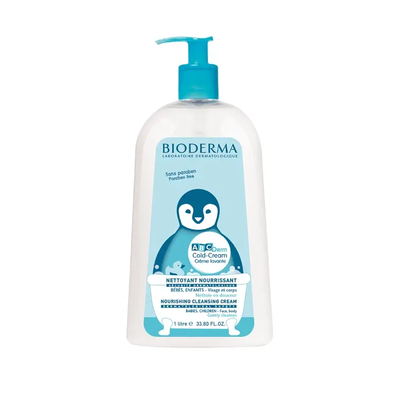 bioderma-abcderm-cold-cream-cleansing-cream-1l Bioderma ABCDerm Cold-Cream Crème Lavante 1L – Image 1