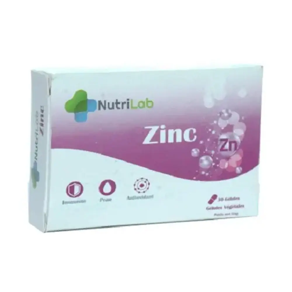 NUTRILAB ZINC 30 GELULES