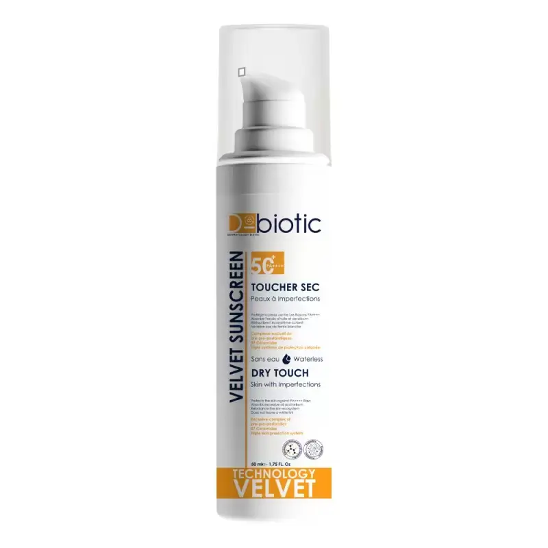 D-BIOTIC VELVET SUNSCREEN 50+ TOUCHE SEC 50ML