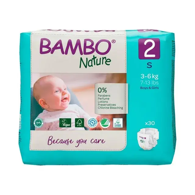 5703538244384 Bambo Nature Taille 2 -3/6Kg 30 U – Image 1