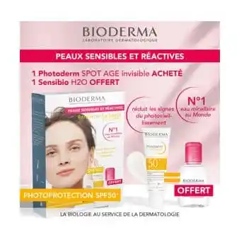 BIODERMA COFFRET PHOTODERM MAX FLUIDE SPF100 TEINTE TRES CLAIRE 40ML+ ATODERM GEL DOUCHE 100ML OFFERT