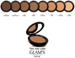 Glam's Poudre compacte TWO WAY CAKE beige nude 203 – Image 2