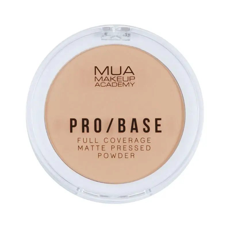 PRO-BASE-Full-Coverage-Matte-Pressed-Powder-_130-Front-_Web MUA MAKEUP PRO/BASE FULL COVRAGE MATTE PRESSED POWDER 130 – Image 1