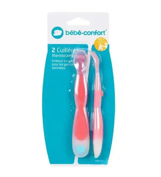 bebz BEBE CONFORT 2 CUILLERES SOUPLES THERMOSENSIBLES – Image 1