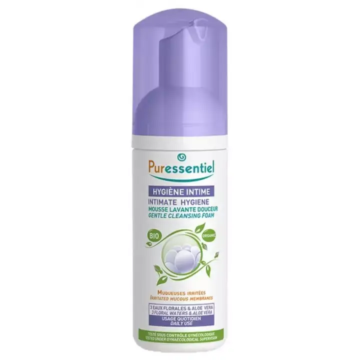 Puressentiel Mousse lavante douceur hygiène intime Bio - 150ml