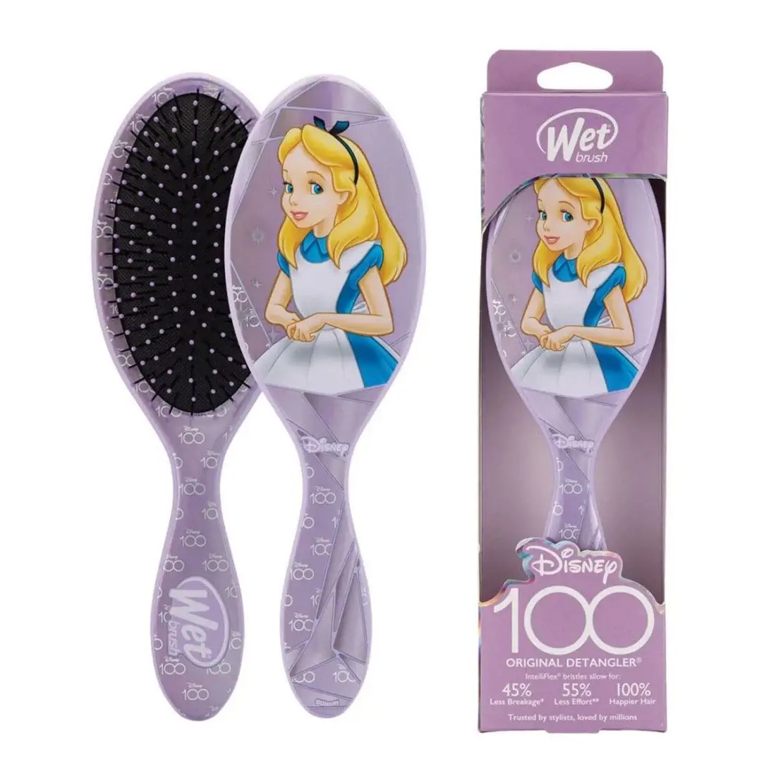 WET BRUSH DISNEY 100 ORIGINAL DETANGLER ALICE