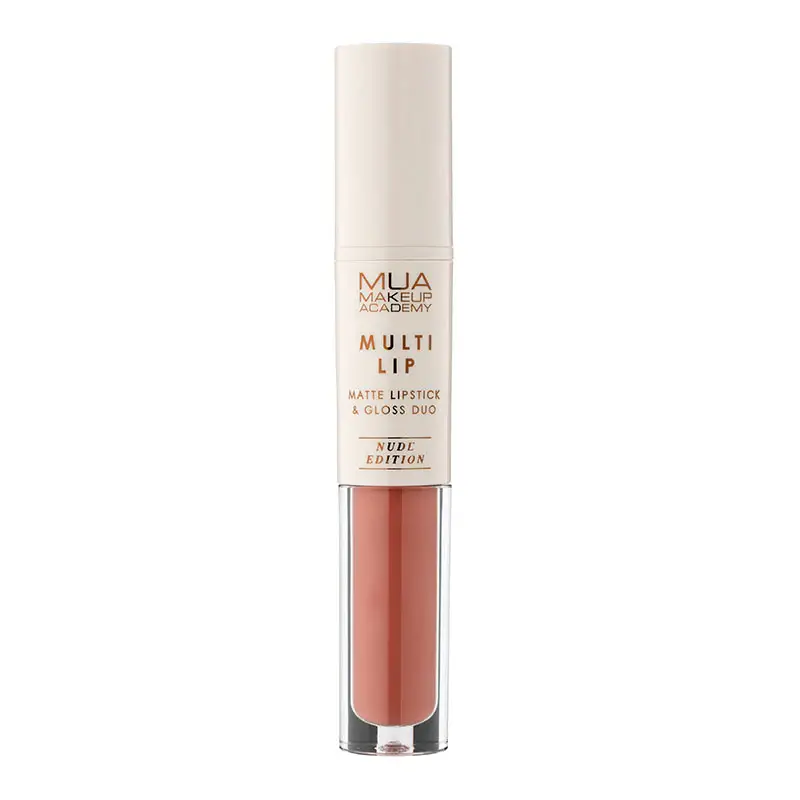 Multi-Lip-Matte-Lipstick-and-Gloss-Duo-Cozy-Lid-On MUA LIPSTICK & GLOSS DUO – COZY – Image 1