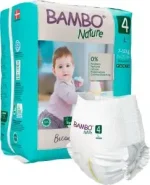 BAMBO NATURE CULOTTE TAILLE 4 7-12KG  20UNITES
