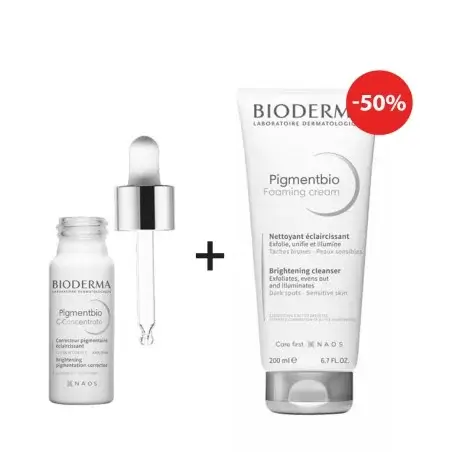 BIODERMA COFFRET PIGMENTBIO C-CONCENTRATE+PIGMENTBIO FOAMING 200ML