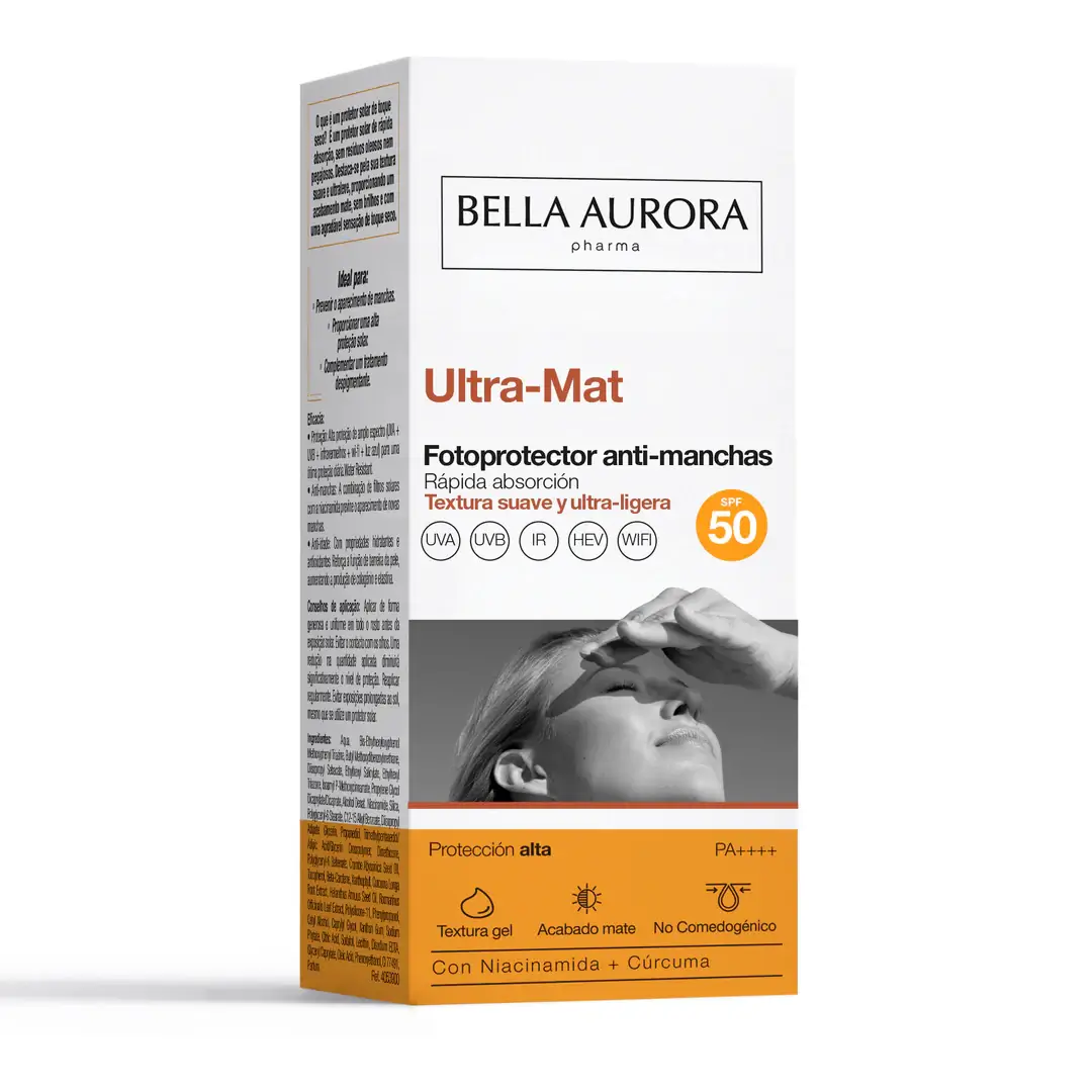 BELLA AURORA Ultra-Mat Fotoprotector Anti-Manchas SPF50 (50ml)