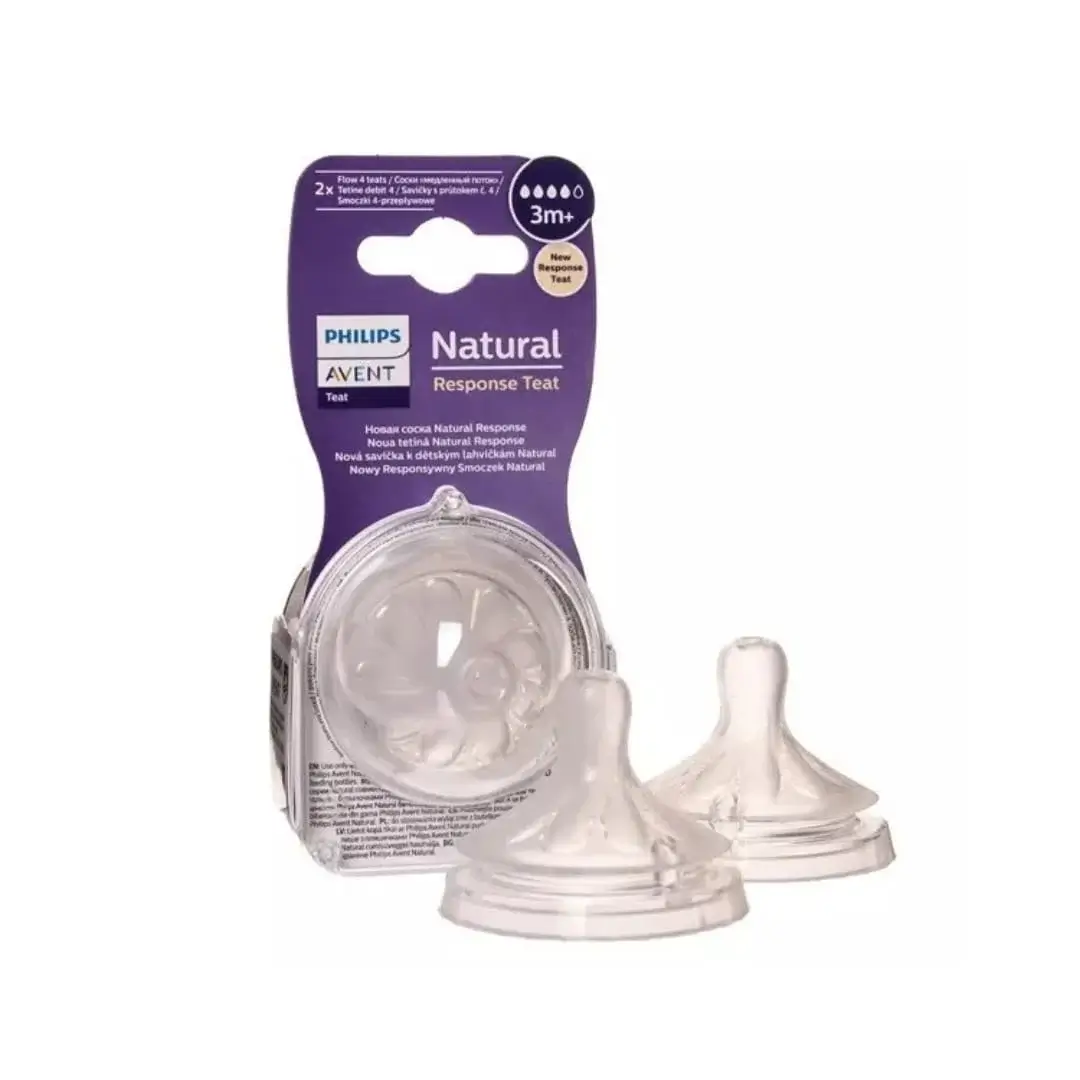 AVENT 2 TETINE NATURAL 3M+