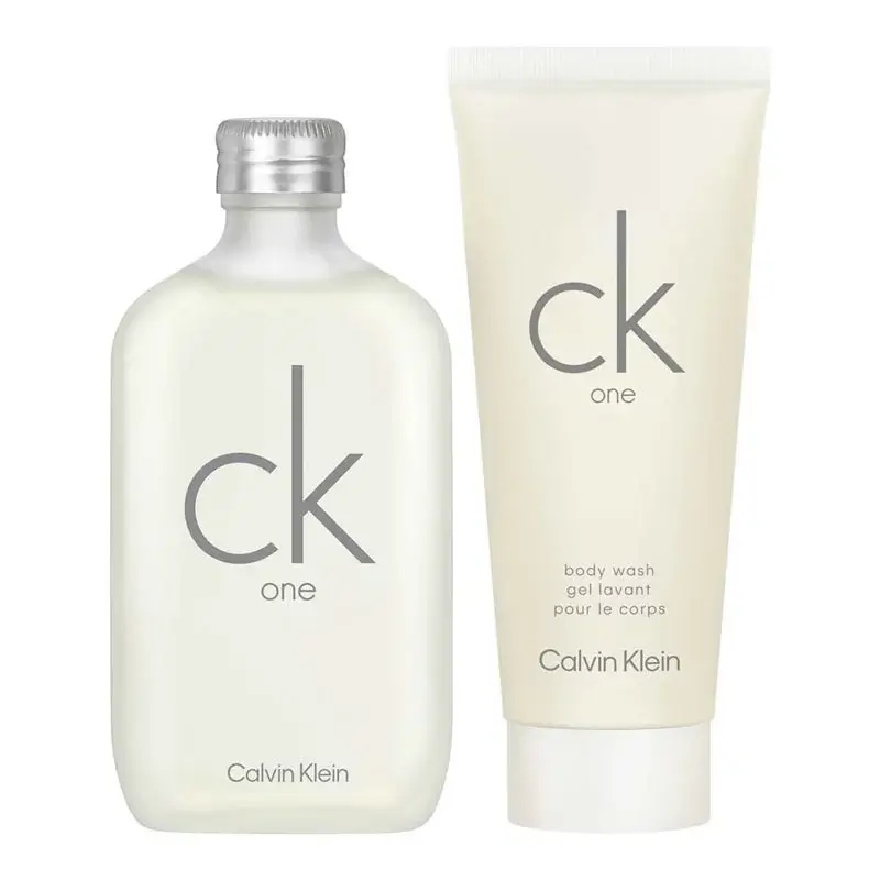 coffret-cadeau-ck-one-eau-de-toilette CK One by Calvin Klein Unisex Eau de Toilette 100ml+ GEL LAVANT POUR LE CORPS – Image 1