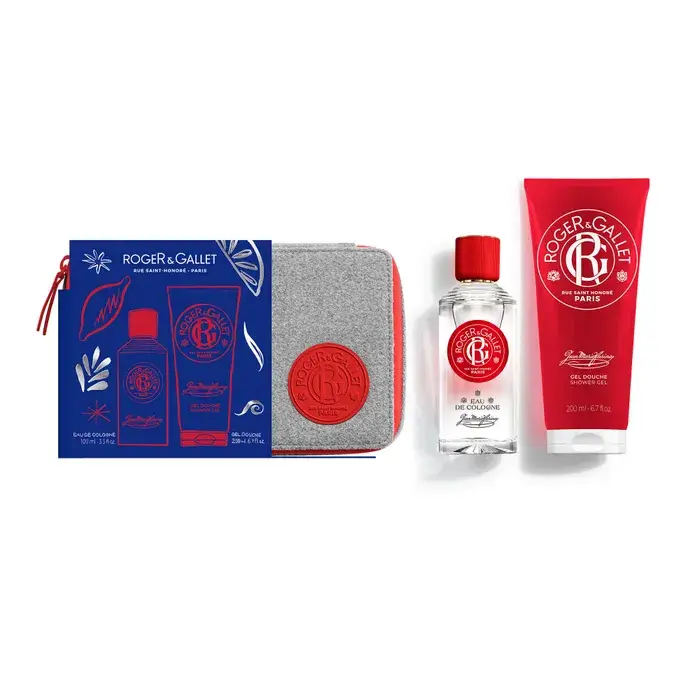 Roger & Gallet Coffret Vanity Jean Marie Farina Eau de Cologne 100ml et son Gel Douche 200ml