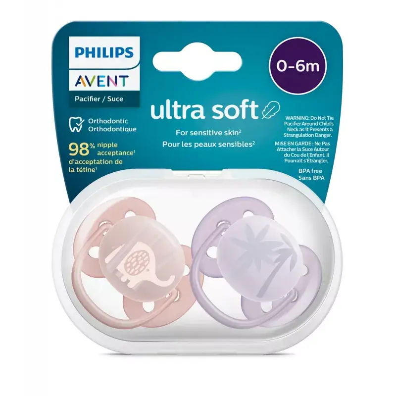 AVENT SUCETTE ULTRA SOFT 0-6M
