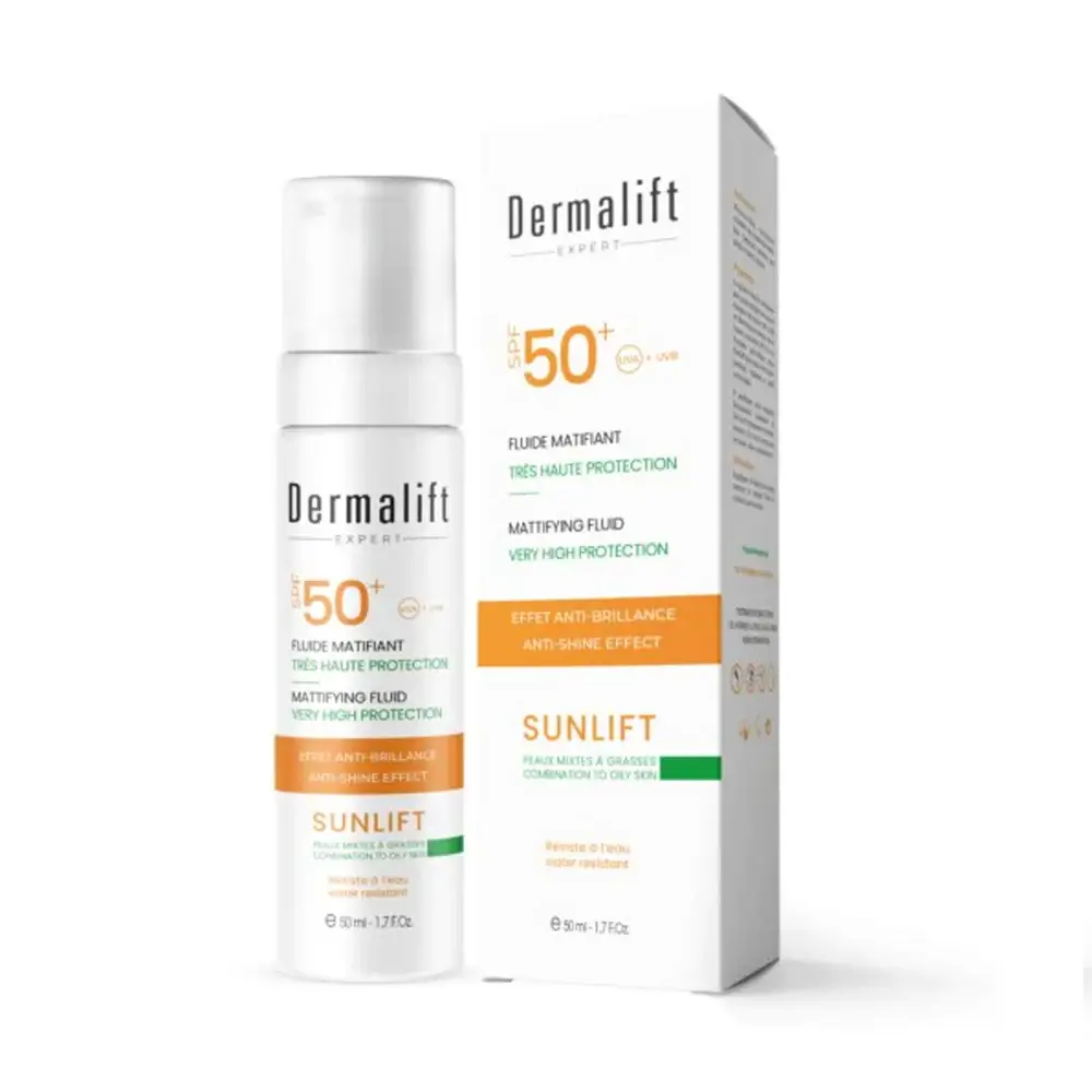 DERMALIFT SUNLIFT FLUIDE MATIFIANT SPF 50+ 50 ML