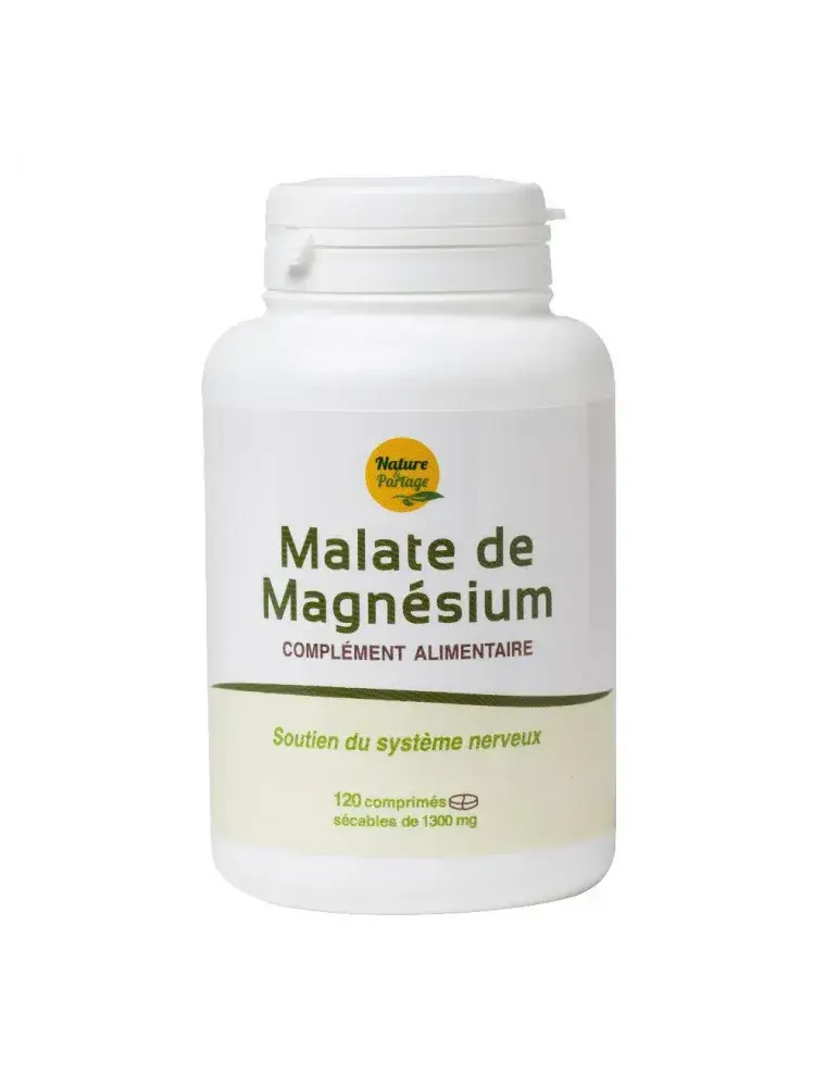 Nature & Partage malate de magnesium 120 comprimes