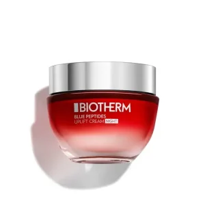 Biotherm BLUE PEPTIDES - Uplift Crème de Nuit Visage Anti-Âge Raffermissante, Tout type de peau, 50ml