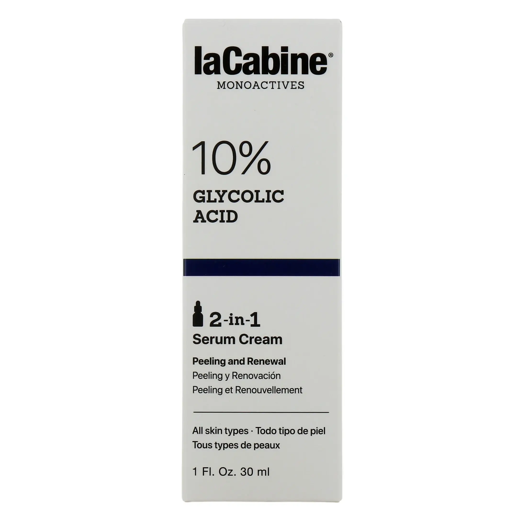 LA CABINE 10 GLYCOLIC ACID 2 EN 1 SERUM CREAM 30 ML