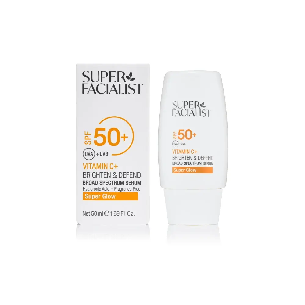 SUPER FACIALIST Sérum éclaircissant et protecteur à la vitamine C+ SPF50+
