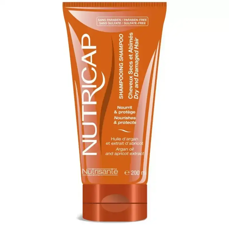 NUTRISANTE NUTRICAP SHAMPOOING CHEVEUX SECS ET ABIMES 200ML