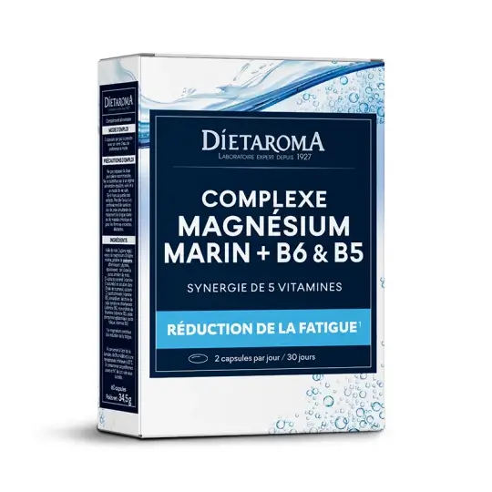 DIETAROMA Complexe Magnésium + B6 & B5 - 60 Capsules