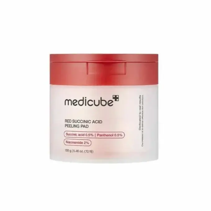 MEDICUBE RED SUCCINIC ACID PEELING PAD 155G-70 PADS