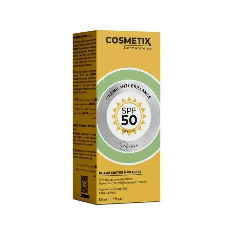 COSMETIX CREME ANTI-BRILLANCE SPF50