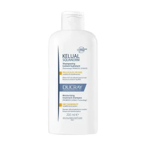 Ducray KELUAL SQUANORM - Shampooing Traitant Hydratant Anti-Pelliculaire - Pellicules Sèches, 200ml