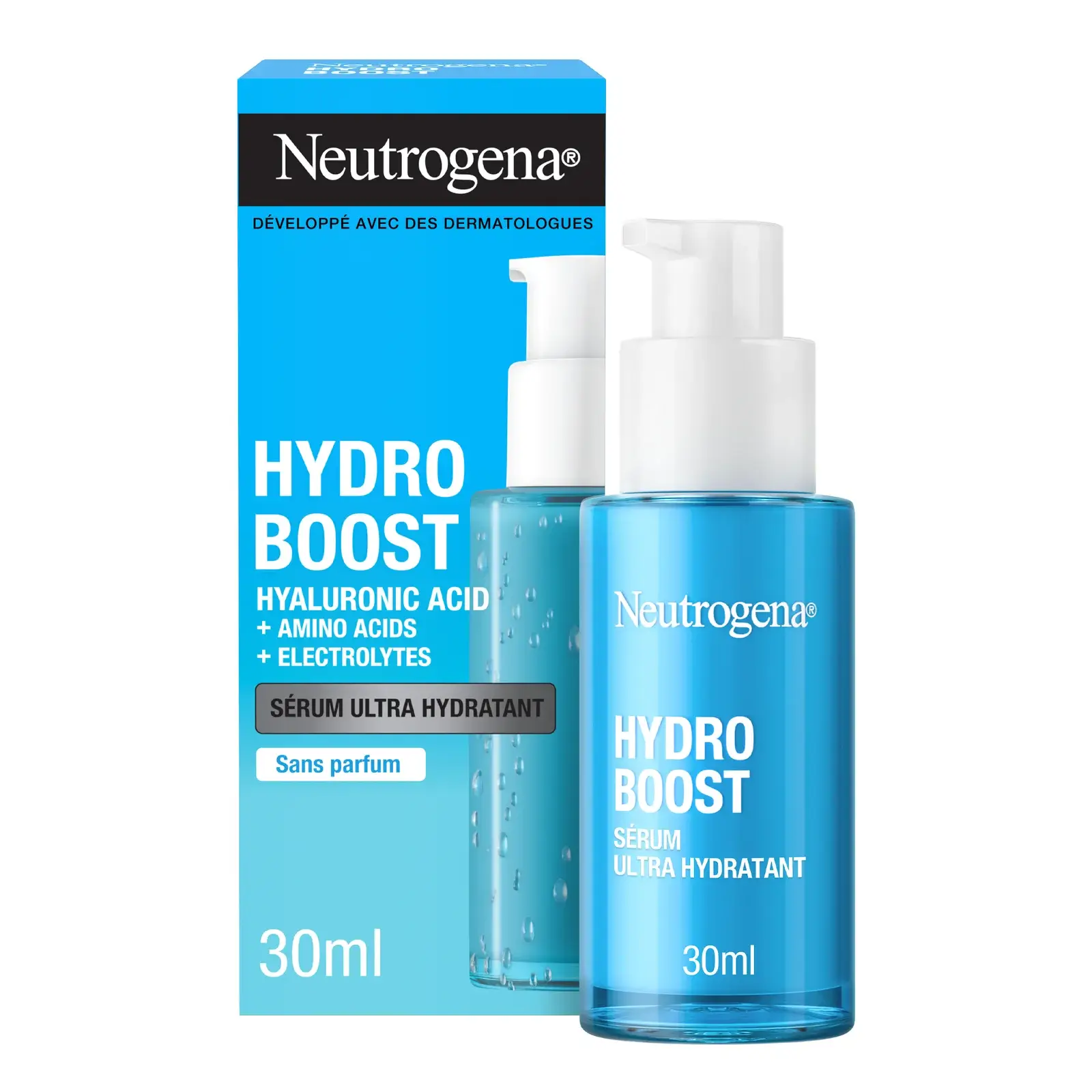 3574661781211 Neutrogena Hydro Boost Sérum Visage Hydratant Acide Hyaluronique 30ml – Image 1
