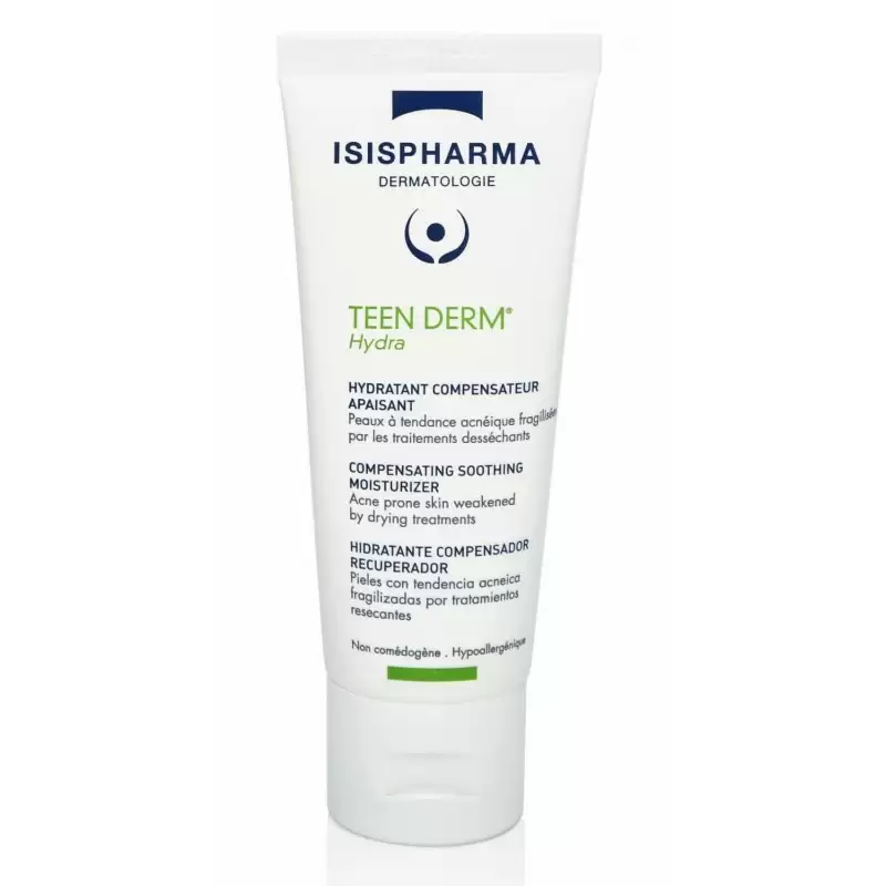 ISISPHARMA TEEN DERM HYDRA HYDRATANT COMPENSATEUR APAISANT LEGERE 100 ML