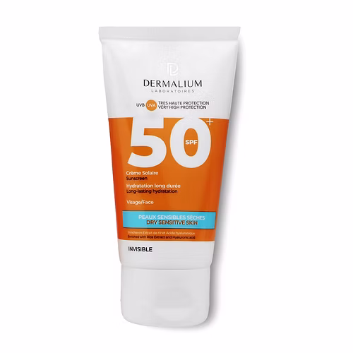 CRÈME SOLAIRE SPF 50+ ( PEAUX SENSIBLE SECHES )