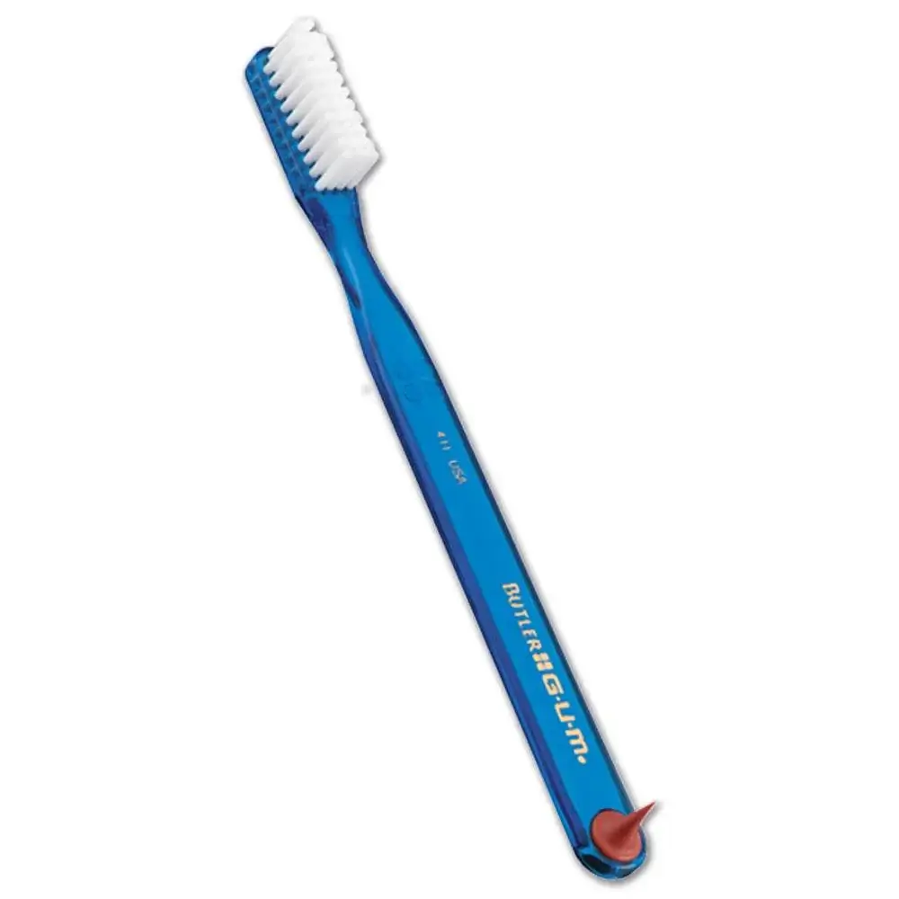 BAD-classique-411-BLEU_1000x GUM BROSSE A DENT CLASSIC SOUPLE TETE PETITE 407 – Image 1