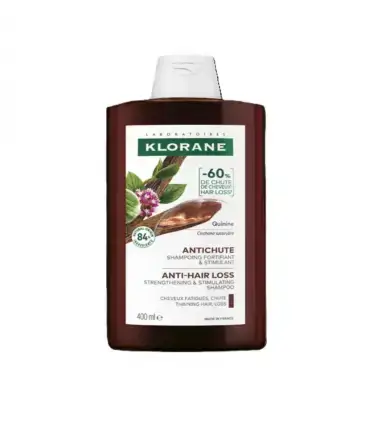 KLORANE QUININE SHAMPOOING ANTI CHUTE AUX VITAMINES B 400ML