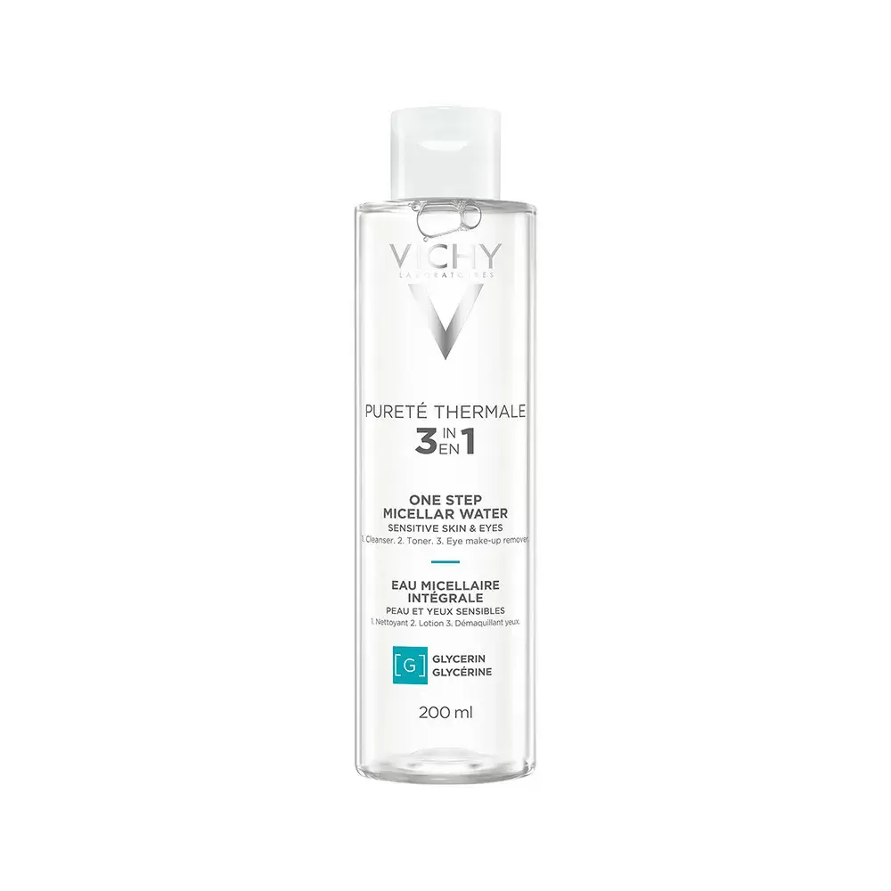 Vichy Pureté Thermale 3-in-1 One Step Micellar Water - 200 ml.