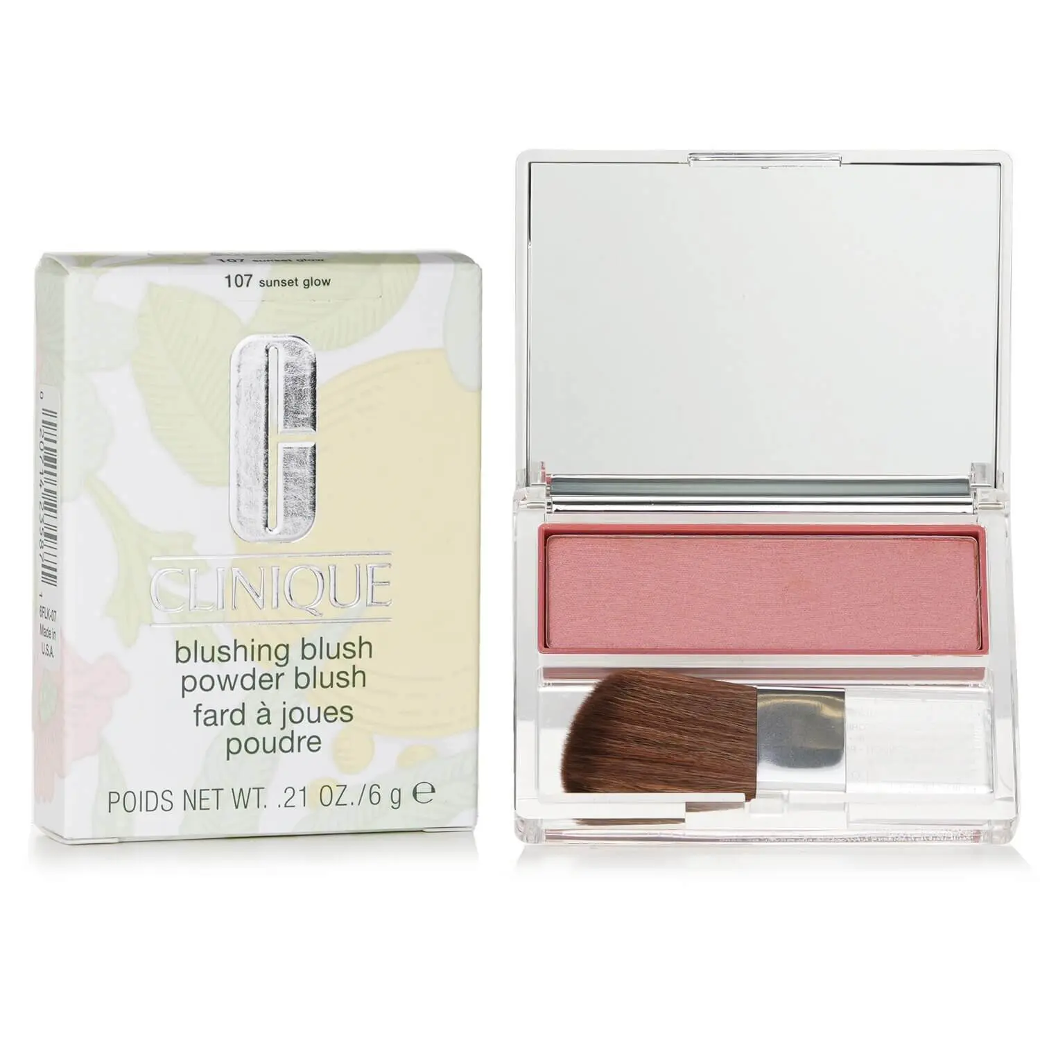 05541980402-1_XL Clinique BLUSHING BLUSH POWDER BLUSH - Blush 107 sunset glow – Image 1