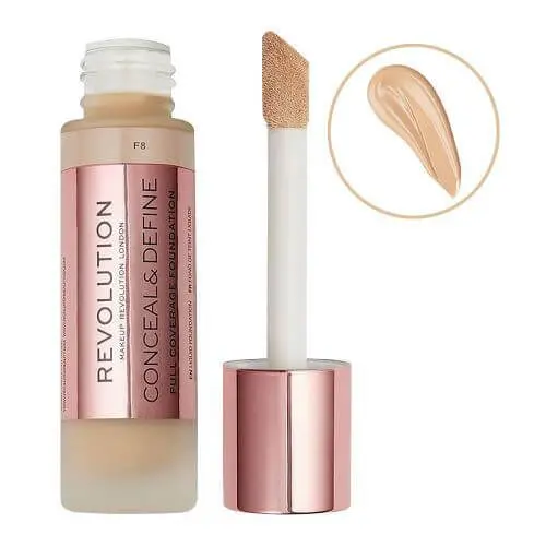 1 REVOLUTION CONCEAL & DEFINE FULL COVERAGE FOUNDATION f8 – Image 1